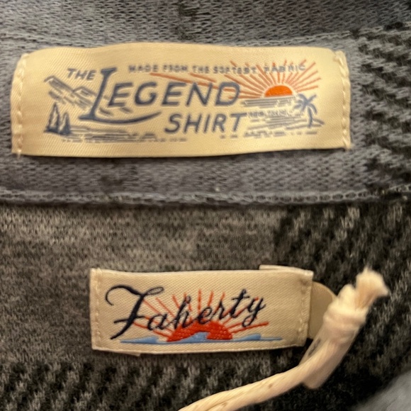Faherty Legend Sweater Shirt NWT - Picture 6 of 8